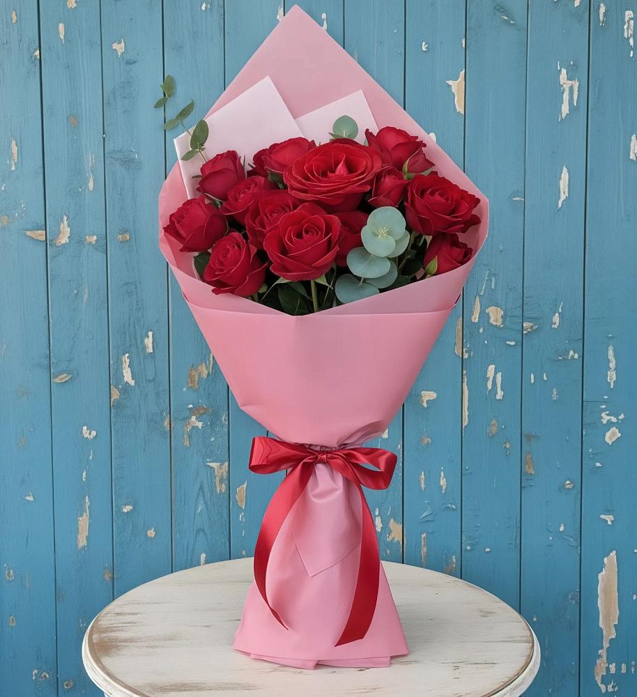 Букет цветов из: Розы в Румянцево