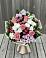 Букет цветов из: Альстромерии, Гвоздики, Розы и Хризантемы в Румянцево