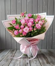 Букет Розовый кустик в Румянцево