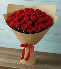 Букет Красные розы Милано в Румянцево