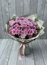 Букет цветов из:  Хризантемы #REPLACE_PRED# Румянцево