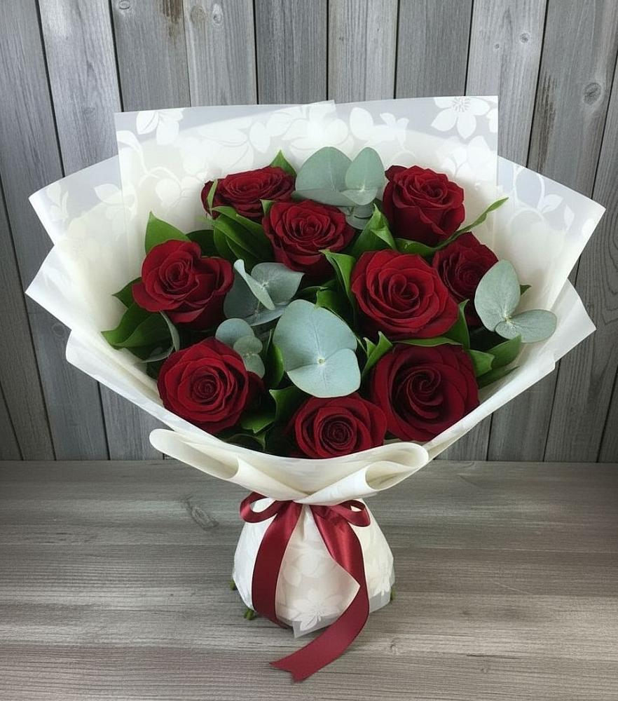 Букет цветов из: Розы в Румянцево