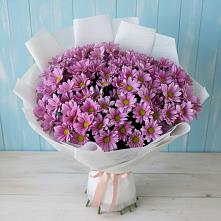Букет цветов из:  Хризантемы в Румянцево