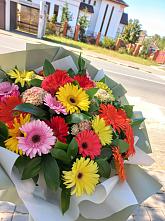 Букет цветов из:  Герберы #REPLACE_PRED# Румянцево