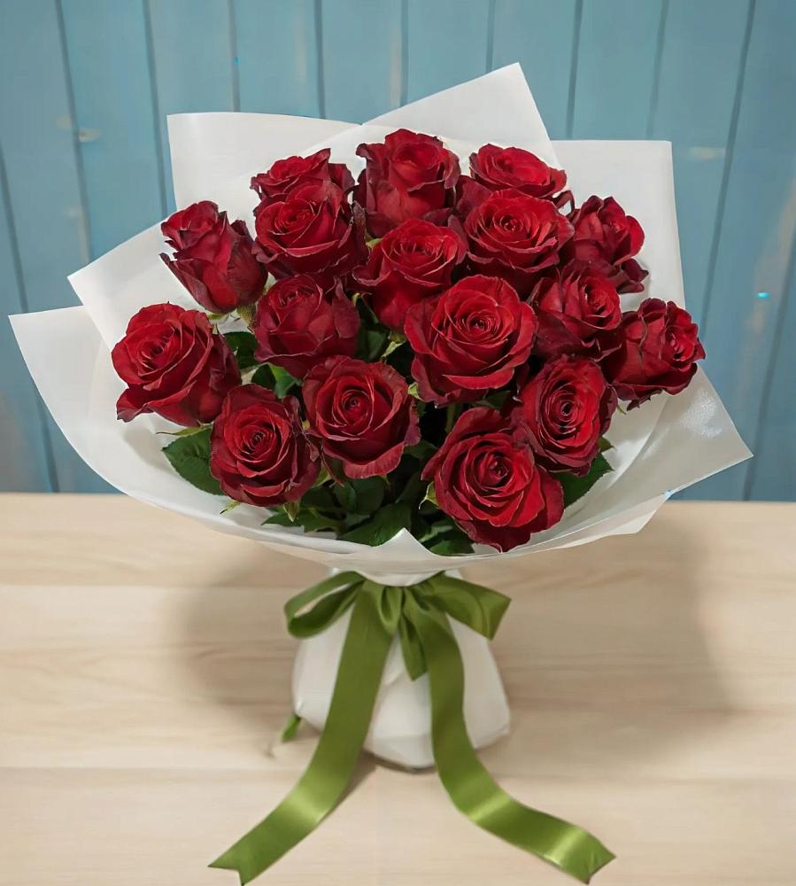 Букет Красные розы в Румянцево