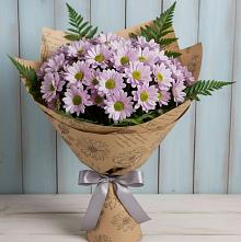 Букет цветов из:  Хризантемы в Румянцево