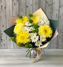 Букет цветов из:  Хризантемы в Румянцево