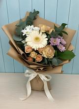 Букет цветов из:  Герберы и Хризантемы #REPLACE_PRED# Румянцево