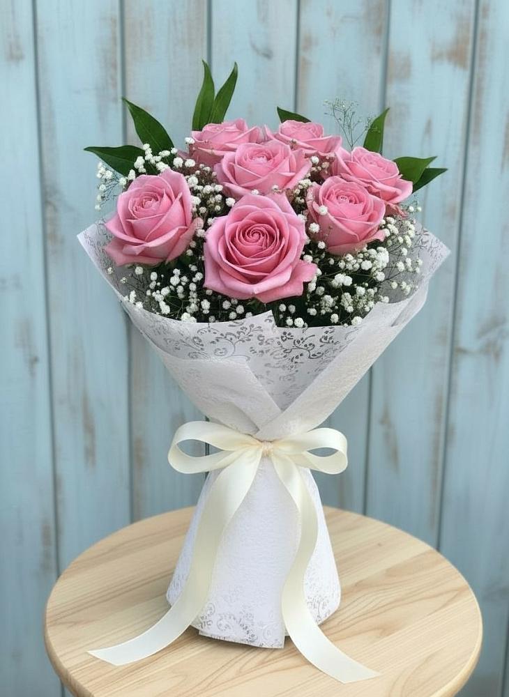 Букет цветов из: Розы в Румянцево