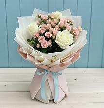 Букет цветов из:  Розы в Румянцево