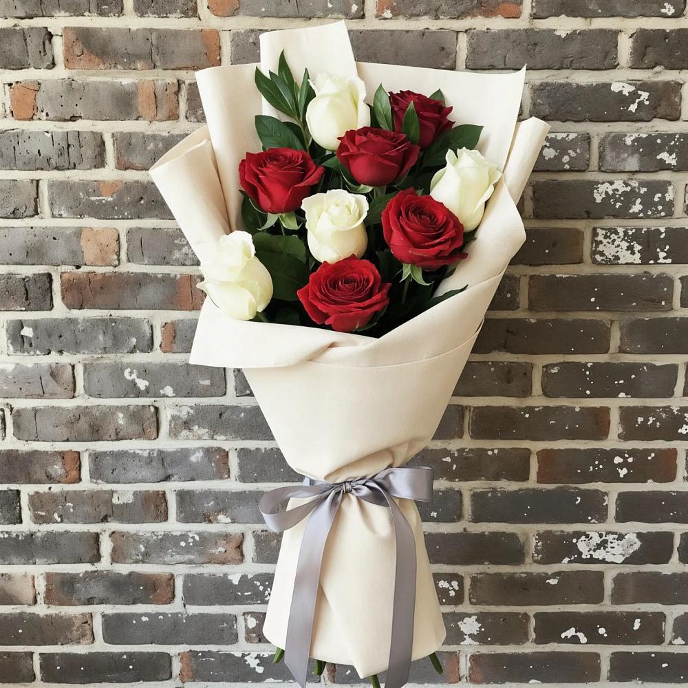 Букет цветов из: Розы в Румянцево