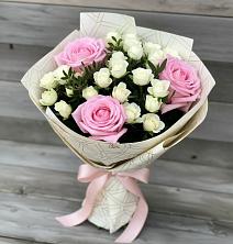 Букет цветов из:  Розы в Румянцево
